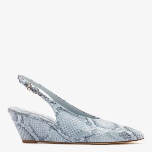 Larroudé Loulou Pump Maya Python Leather