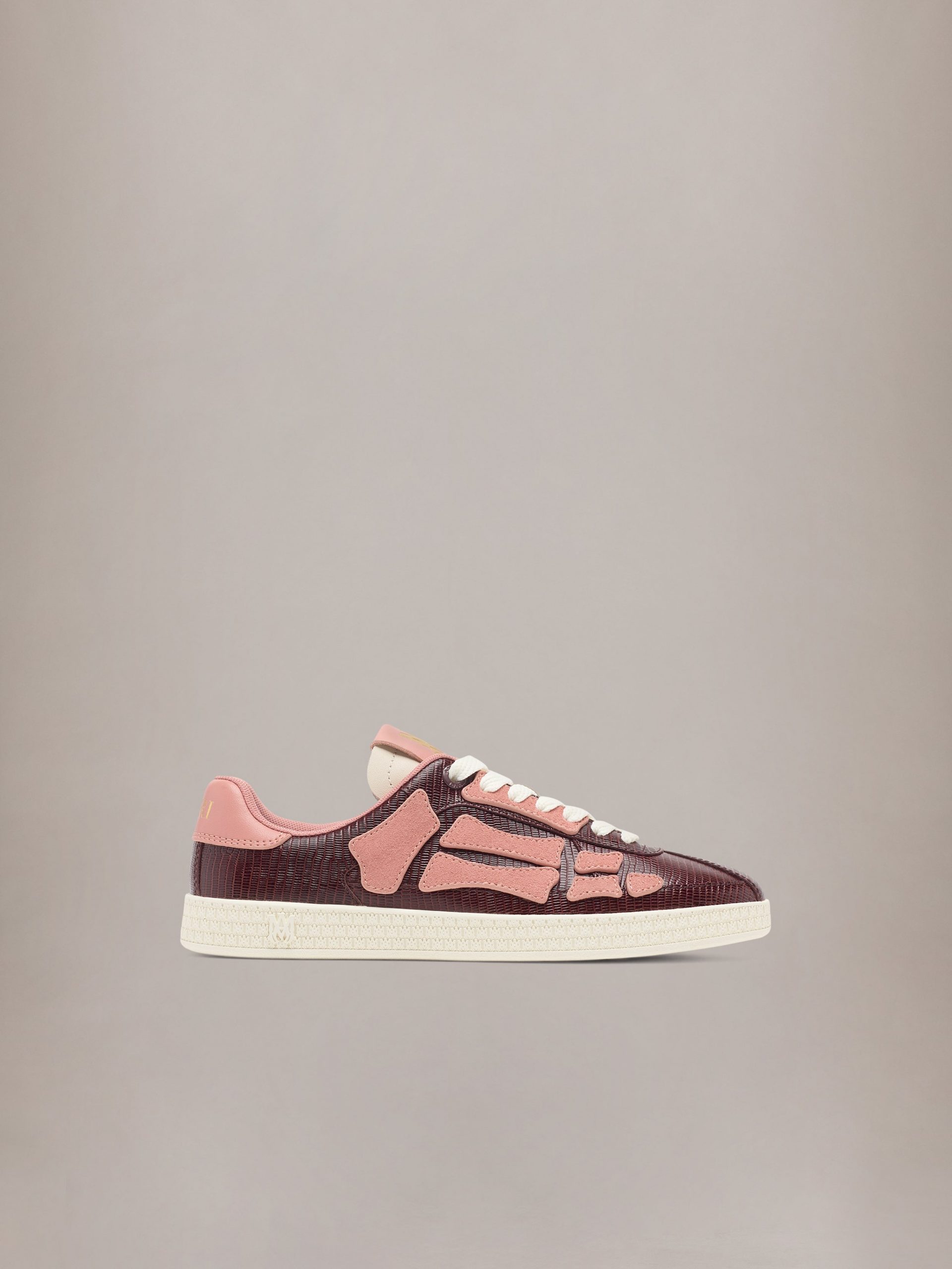 Amiri WOMEN - WOMEN'S LIZARD EMBOSSED PACIFIC BONES - Plum