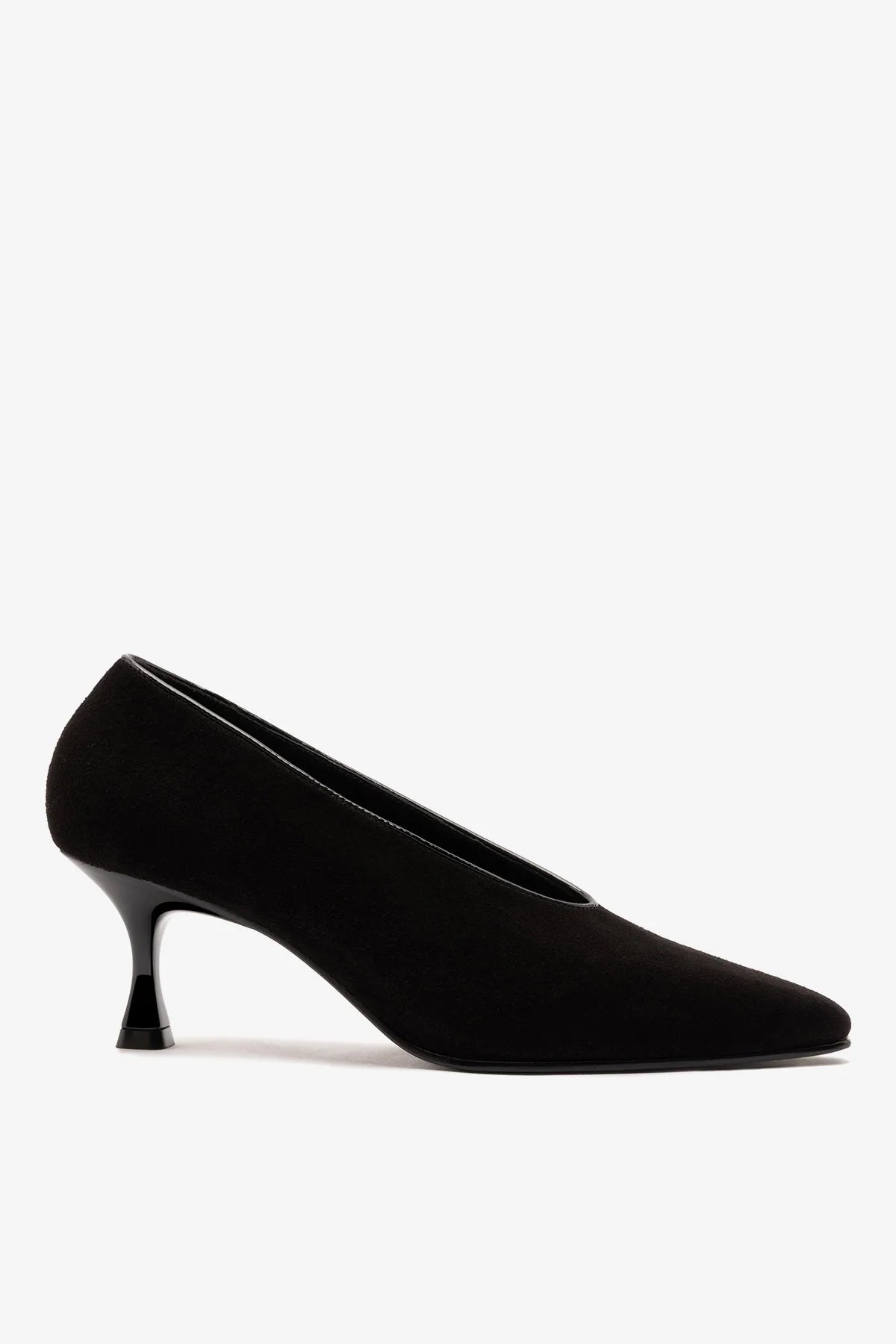 Larroudé Cambon Pump Black Suede