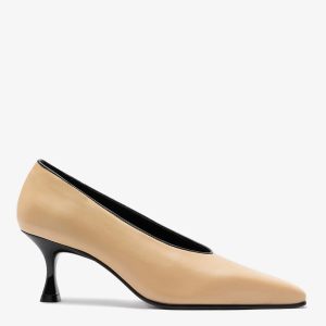 Larroudé Cambon Pump Sand Leather