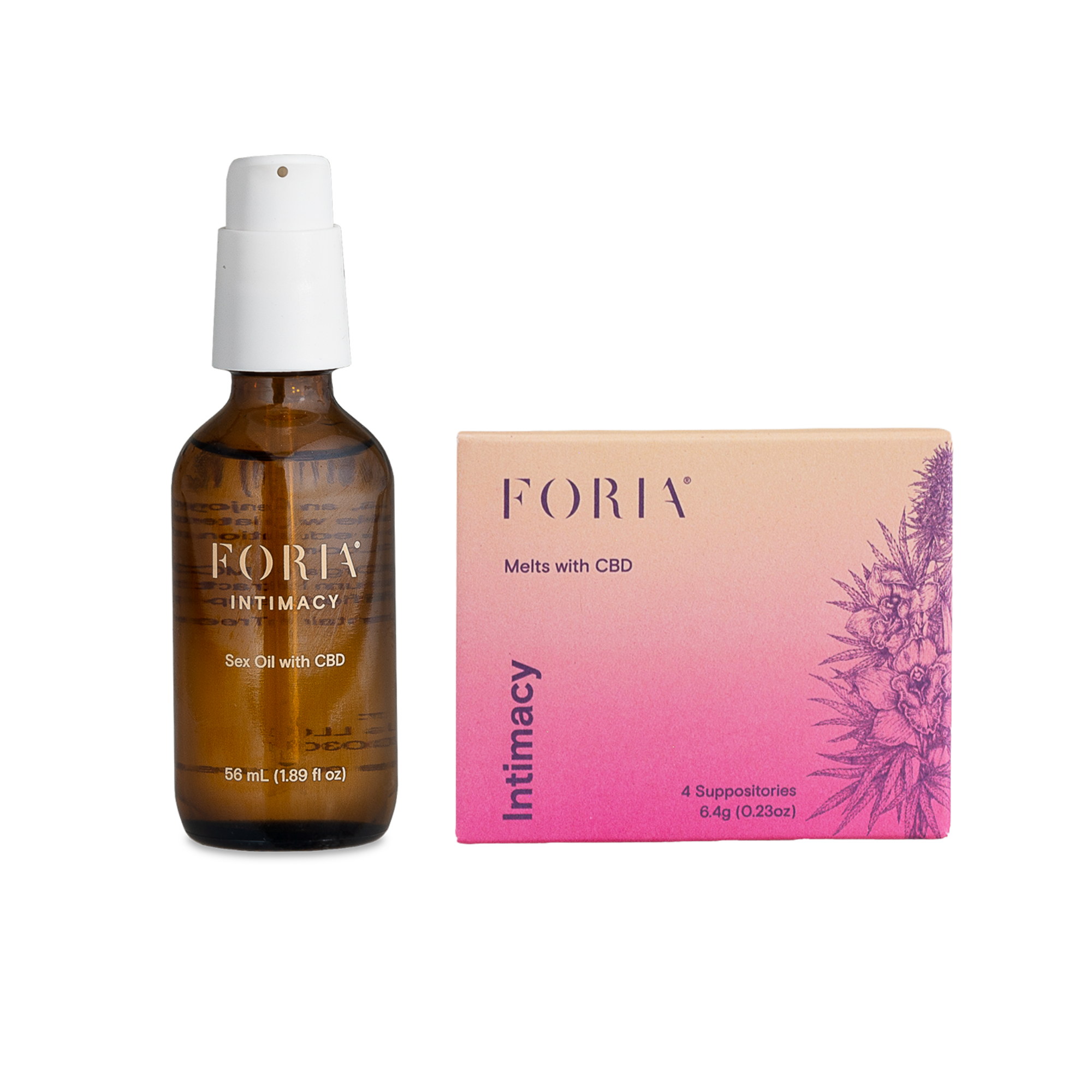 Foria Intimacy Melts & Sex Oil Set