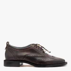 Larroudé Ginny Loafer Brown Leather