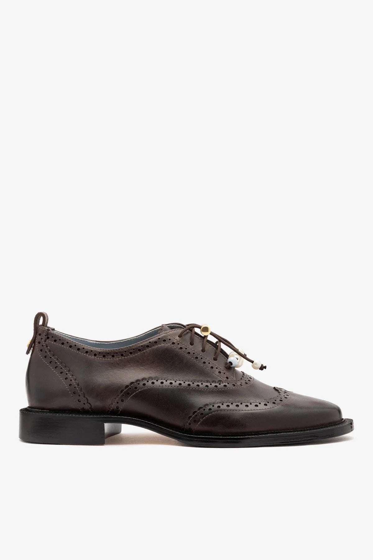 Larroudé Ginny Loafer Brown Leather