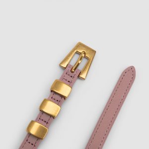 By Far Vic Leather Belt