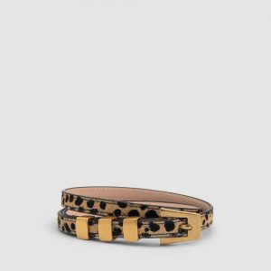 By Far Vic Pony Hair Belt