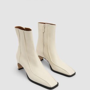 By Far Nieves Ankle Boot Leather Ankle Boot