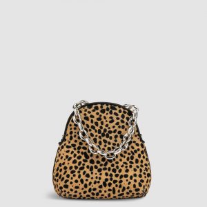 By Far Koko Pony Hair Top-Handle Bag