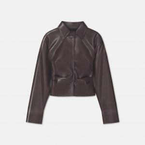Nanushka Hildie - Okobor Shirt - Coffee Ground