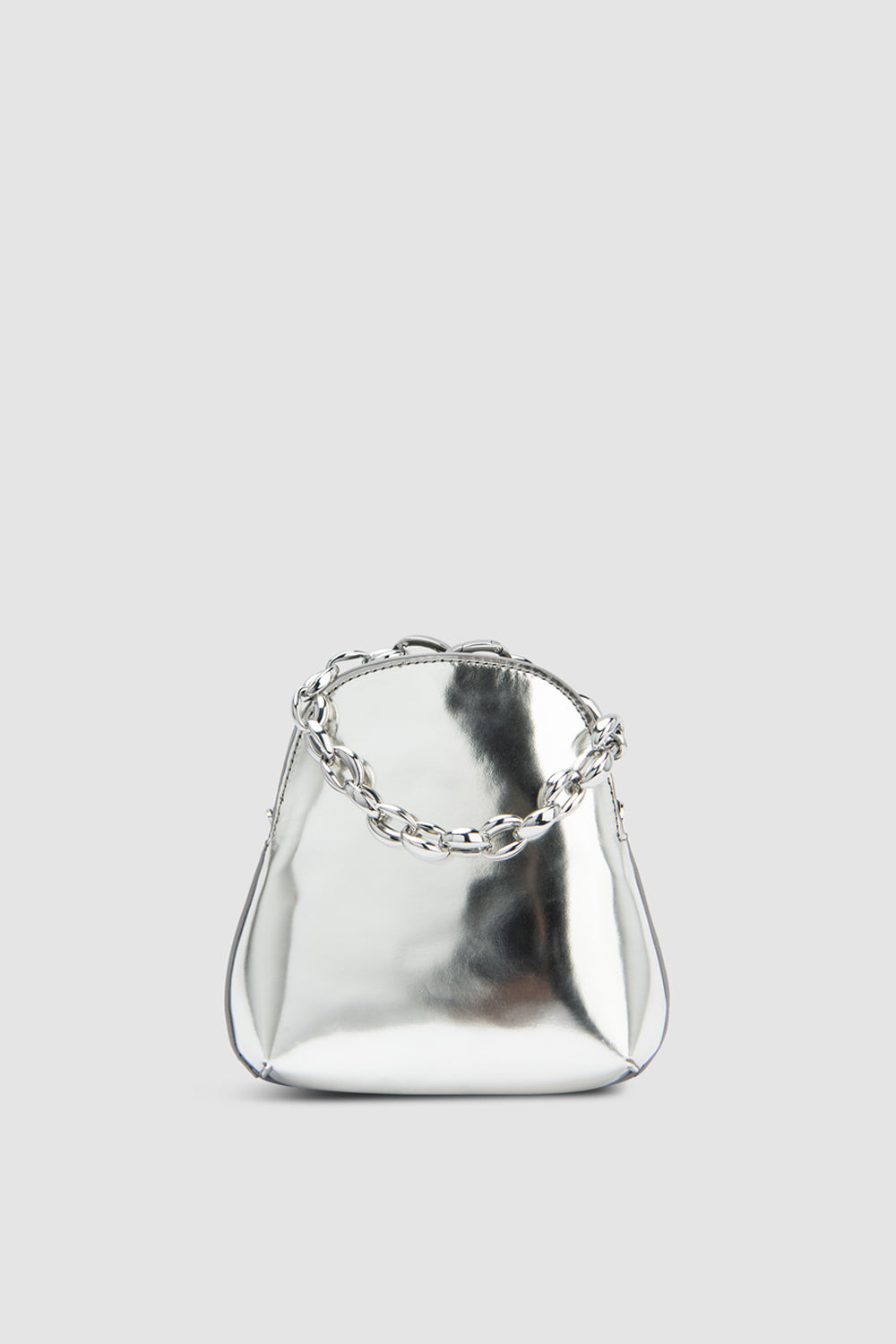 By Far Koko Metallic Top-Handle Bag