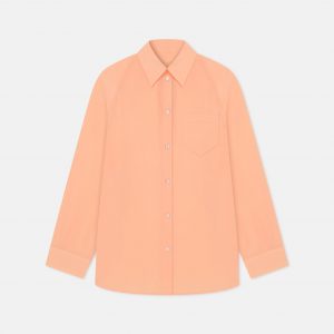 Nanushka Arleen - Crepe Organza Shirt - Apricot
