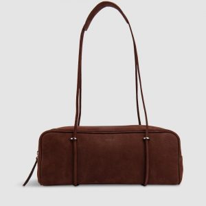 By Far Kimberly Nubuck Shoulder Bag