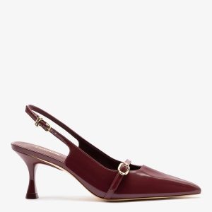 Larroudé Ines Pump Burgundy Leather