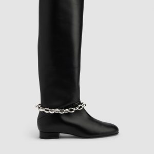 By Far Felix Leather Knee-High Boot