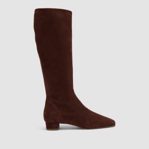 By Far Edie Nubuck Knee-High Boot