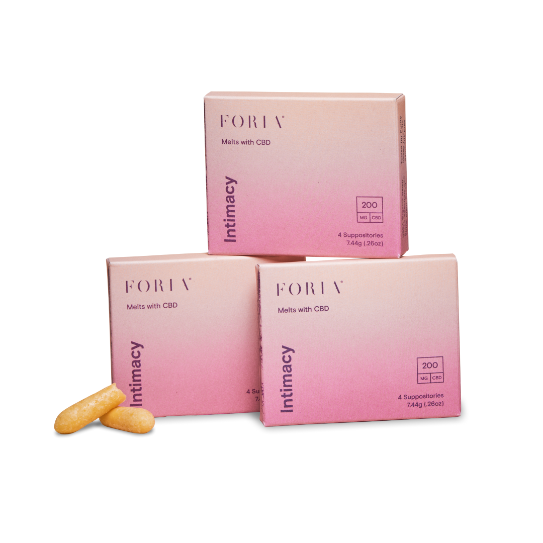 Foria Intimacy Melts with CBD - Special - 3 Pack