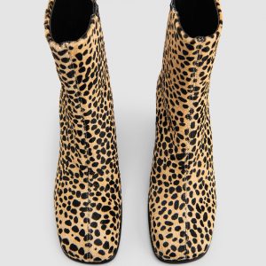 By Far Caroo Ankle Boot Pony Hair Ankle Boot