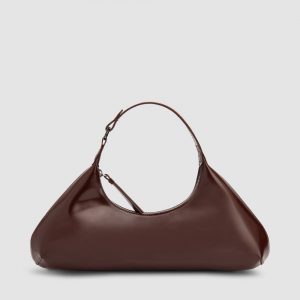 By Far Amberette Semi Patent Top-Handle Bag