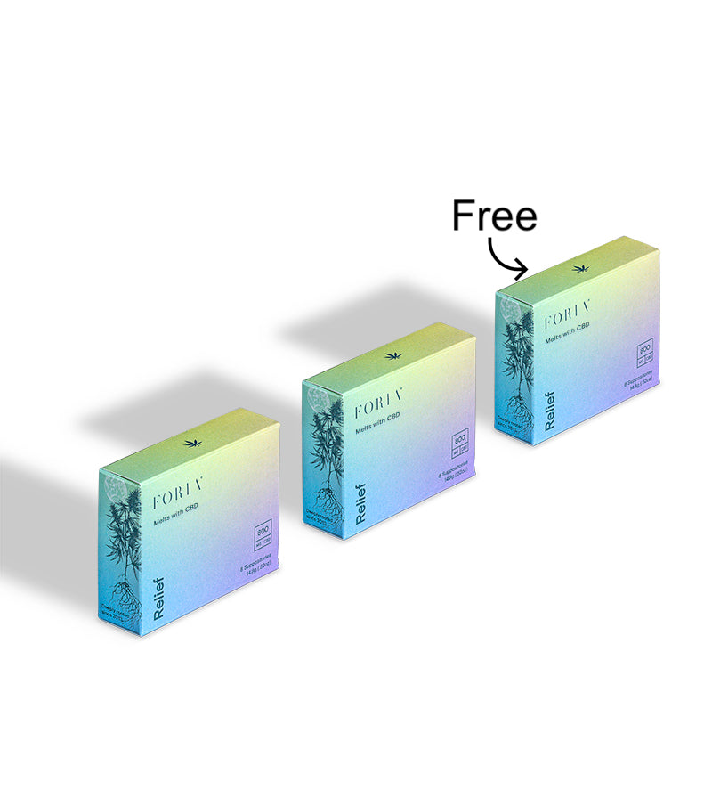 Foria Relief Melts with CBD—Exclusive Offer