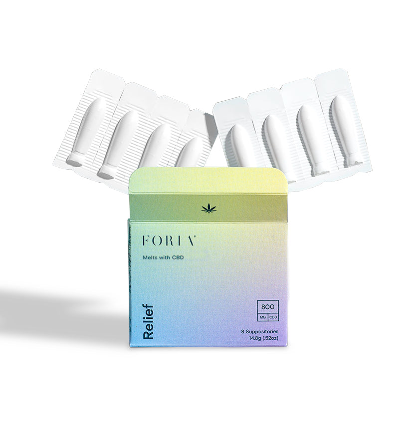 Foria Relief Melts with CBD - Marketing