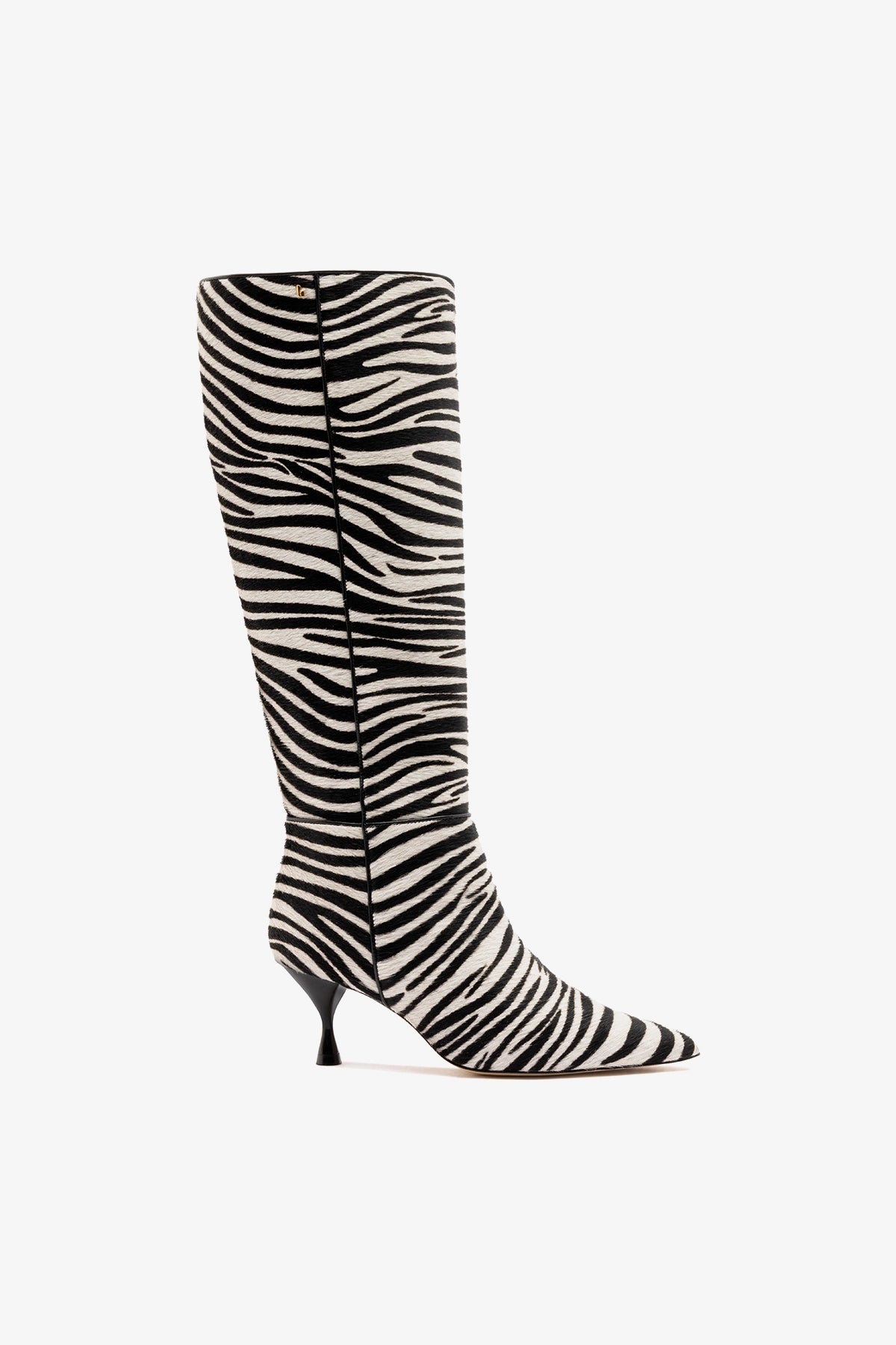 Larroudé Georgia Boot Zebra Hair Leather