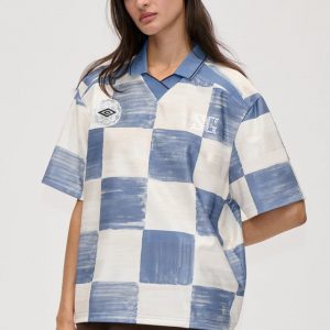 Stine Goya Boxy T-Shirt - Checks