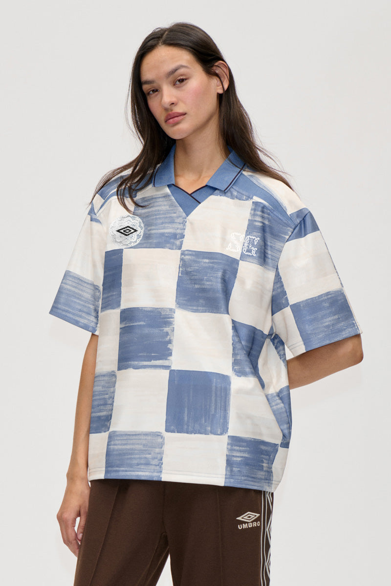 Stine Goya Boxy T-Shirt - Checks
