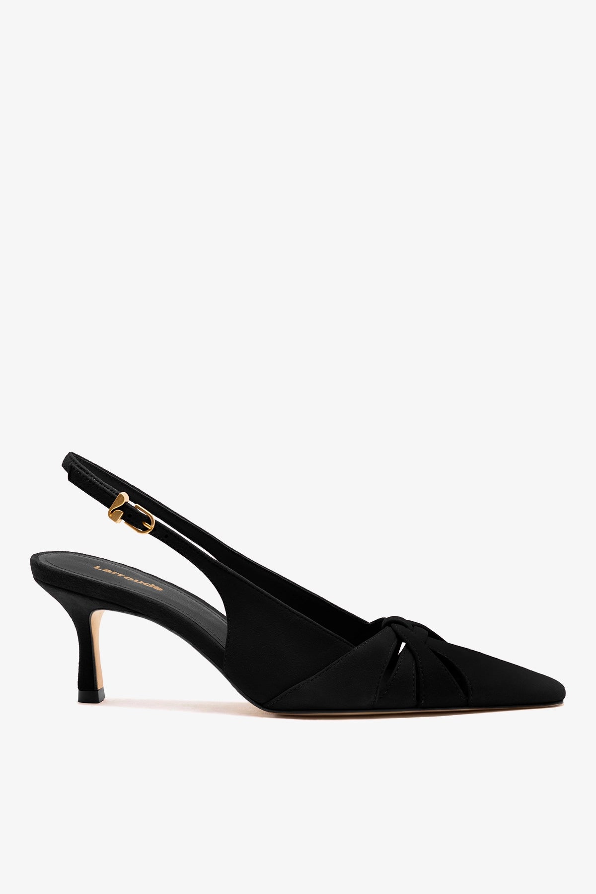 Larroudé Kirstin Pump Black Suede