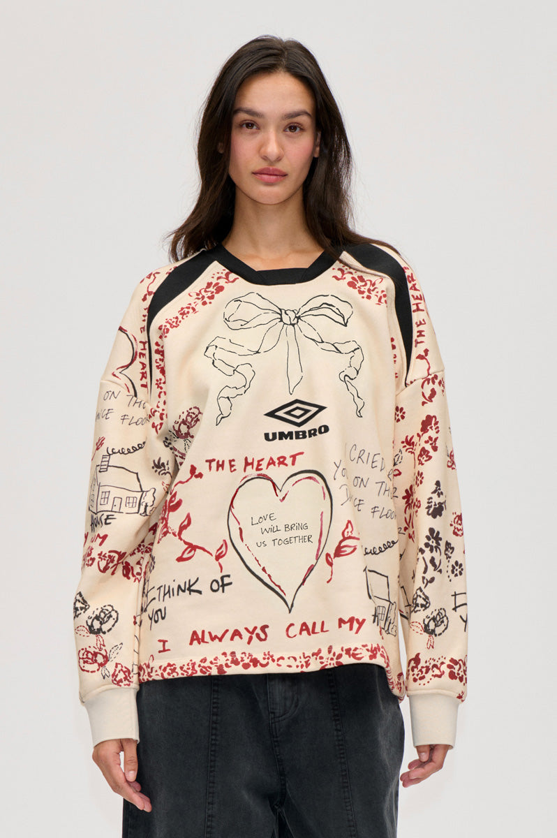 Stine Goya Crewneck Pullover - I Cried For You On The Dancefloor