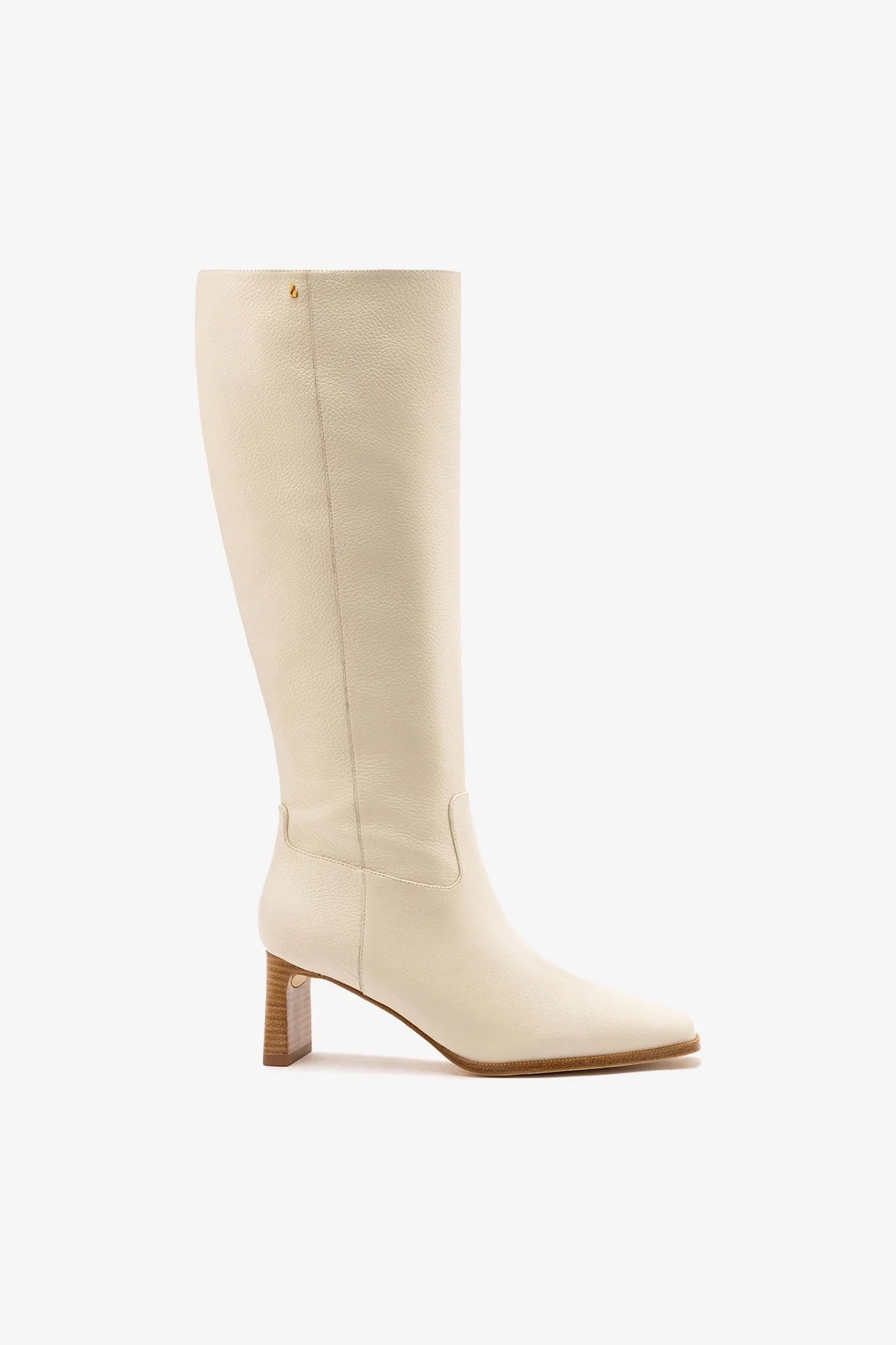 Larroudé Alexis Boot Ivory Leather