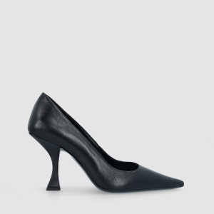 By Far Viva Creased Leather Pump
