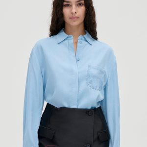 Stine Goya Oversized Shirt - Sky Blue