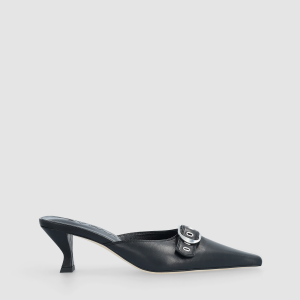 By Far Evelyn Leather Slingback Pump
