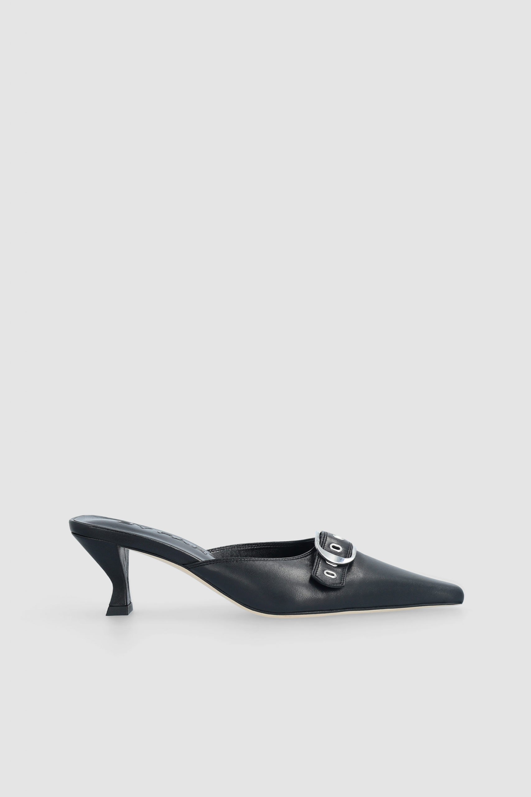By Far Evelyn Leather Slingback Pump