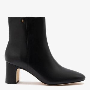 Larroudé Gloria Boot Black Leather