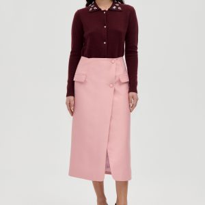 Stine Goya Pencil Midi Skirt - Haze Pink