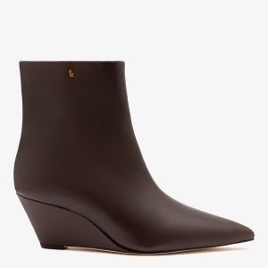 Larroudé Loulou Boot Brown Leather