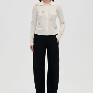 Stine Goya Sharp Pleat Pants - Black