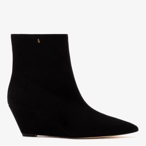 Larroudé Loulou Boot Black Suede