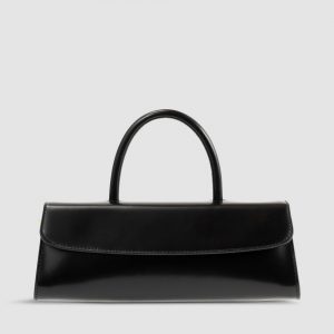 By Far Mini Longa Semi Patent Top-Handle Bag