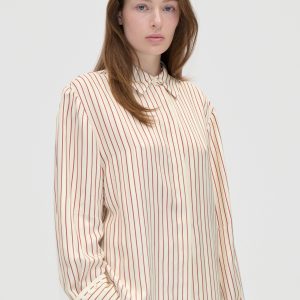 Stine Goya Turn-Up Oversized Shirt - Symmetry In Cream