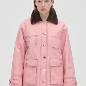 Stine Goya Workwear Boxy Jacket - Haze Pink