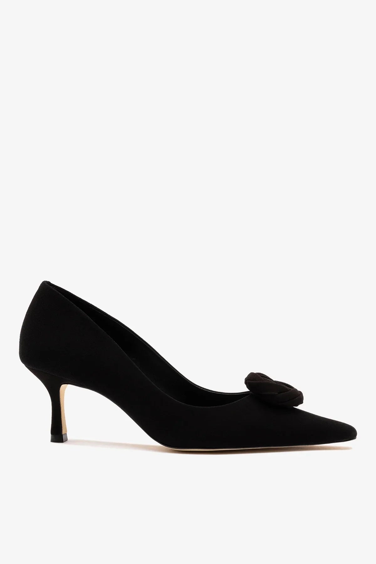 Larroudé Carine Low Pump Black Leather