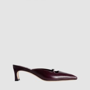 By Far Leda Leather Mule