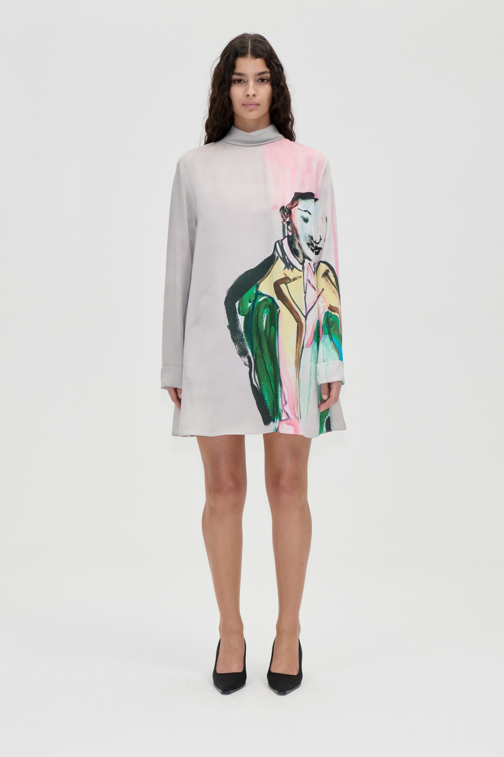 Stine Goya Flowy Ties Mini Dress - The Achiever