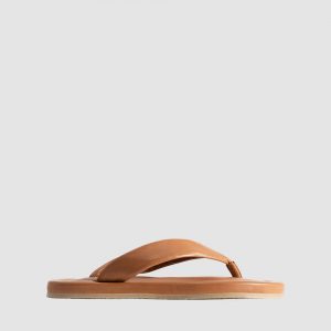 By Far Dasha 2.0 Leather Flip-Flop Sandal