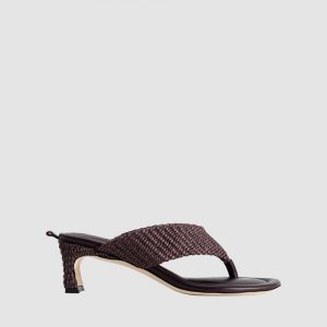 By Far Dasha Heel Raffia Heel
