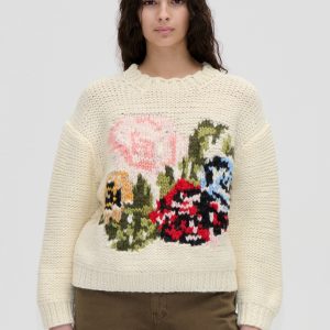 Stine Goya Handknit Sweater - Ephemeral Bloom