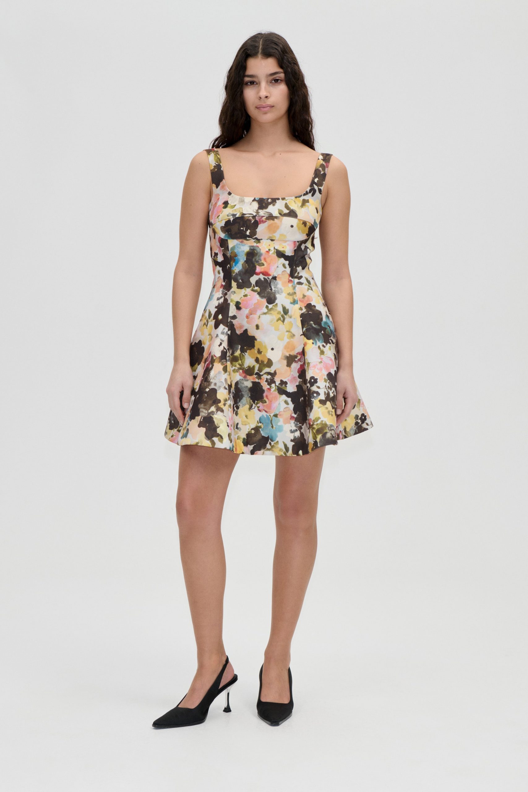 Stine Goya Corset Mini Dress - The Sentimental Bloom