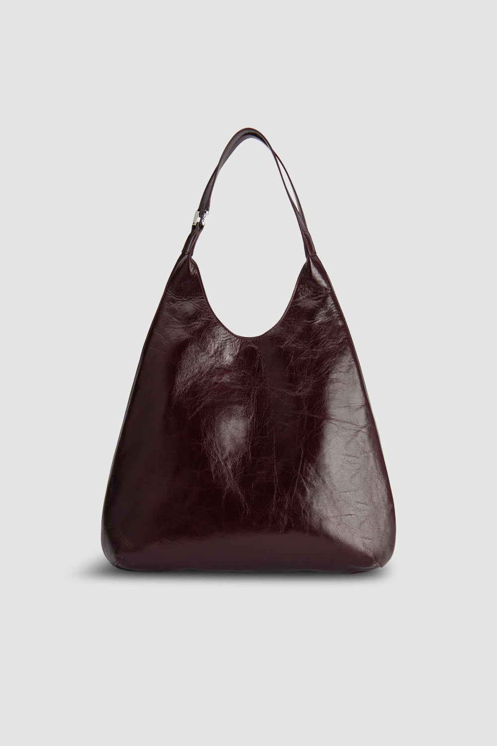 By Far Amber Folio Leather Shoulder Bag