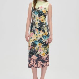 Stine Goya Elastic Tank Crewneck Dress - Echoes In Flowers